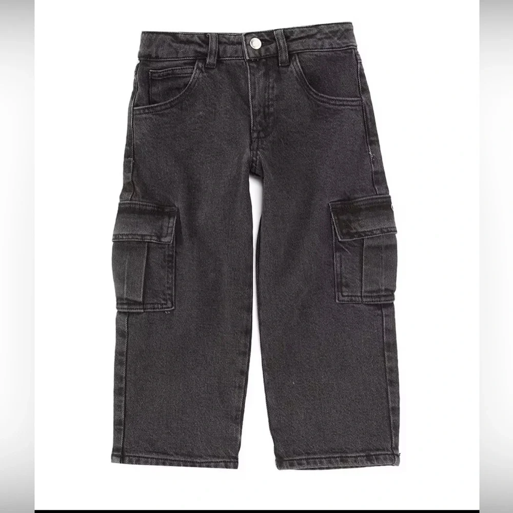 GB Little Girls Wide Leg Cargo Jeans- BRAND NEW